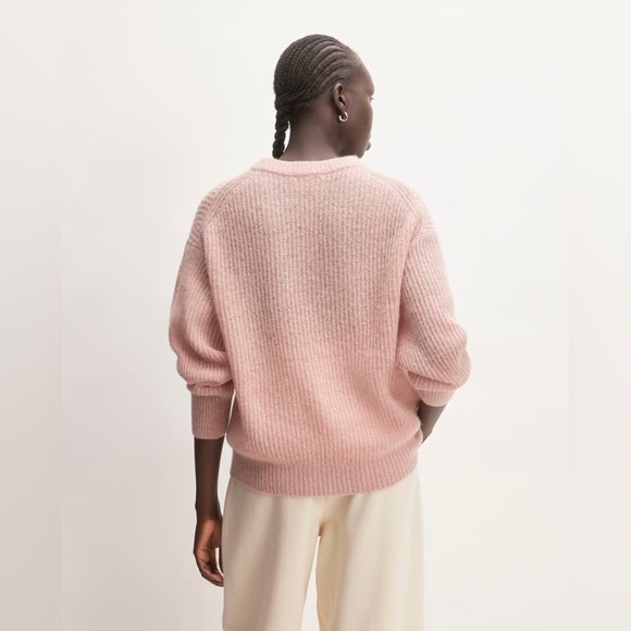 🌸EVERLANE THE COCOON CREW IN ALPACA SWEATER IN CAFE CREME XS - Picture 5 of 9
